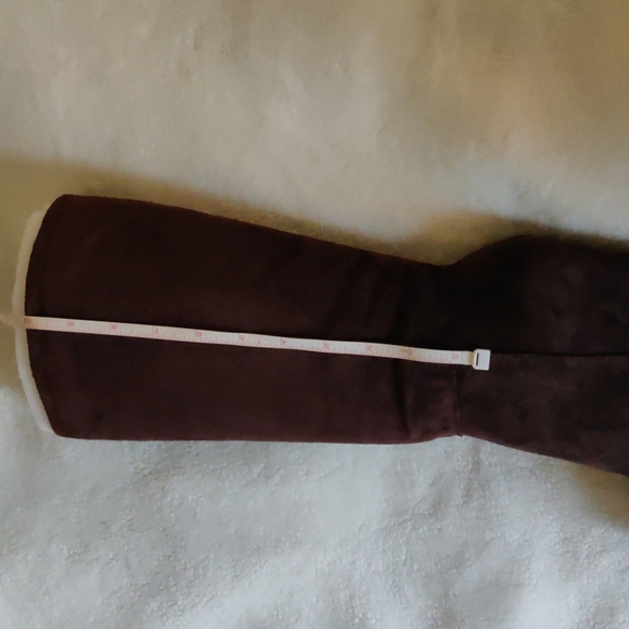 Lucky Brand suede wedge heel boots brown size 7 - Picture 11 of 11